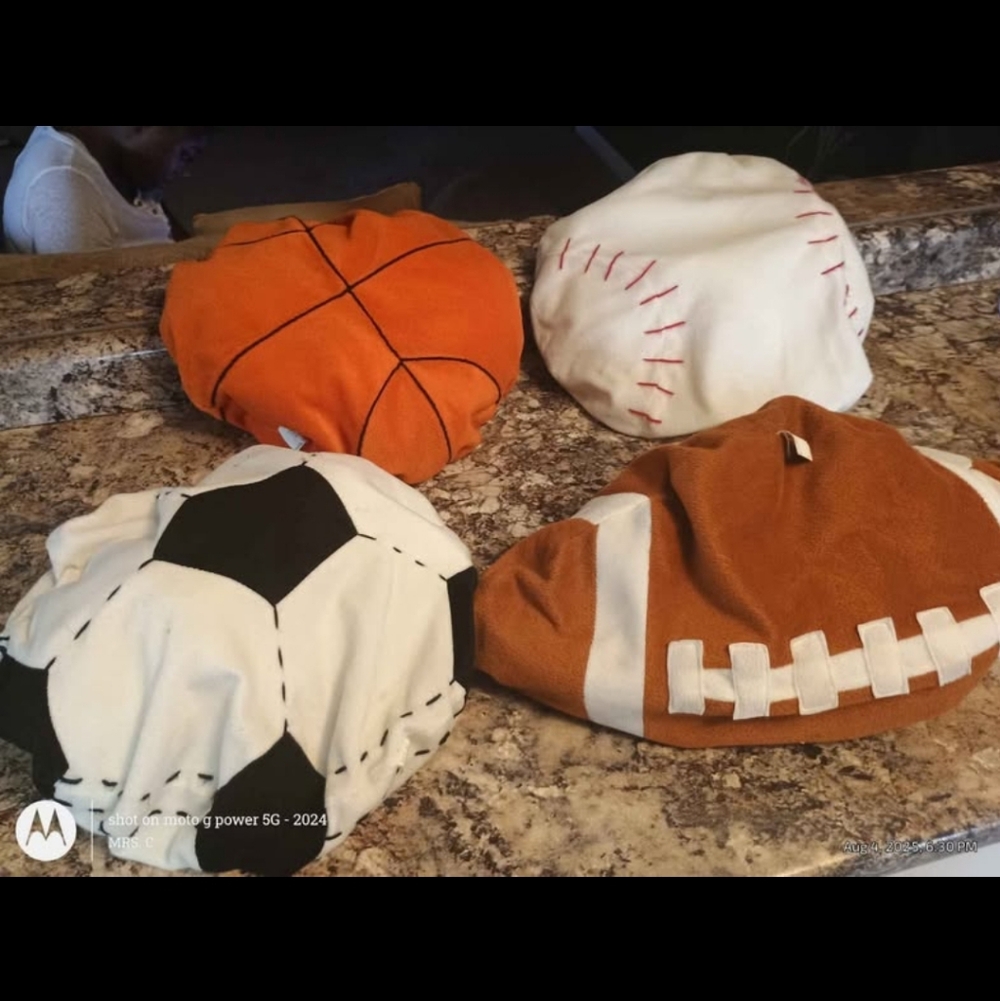 Sports Ball Pillows Throw Pillows Boys Man Cave Sports Room Basement